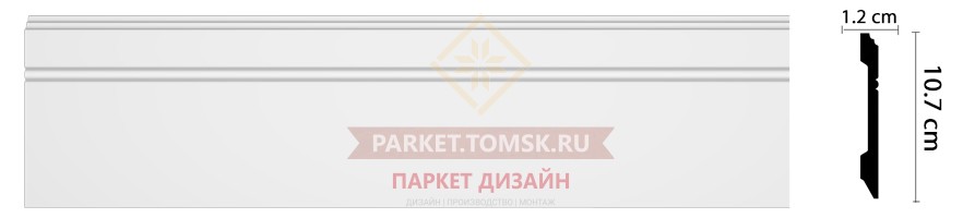 Плинтуса Дюропрофиль Decomaster